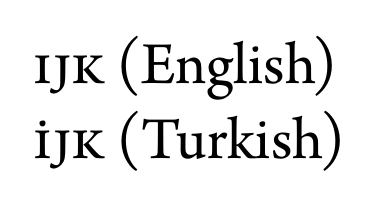 Language-specific OpenType shaping