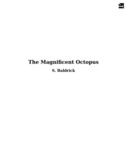 Novel title page example image.